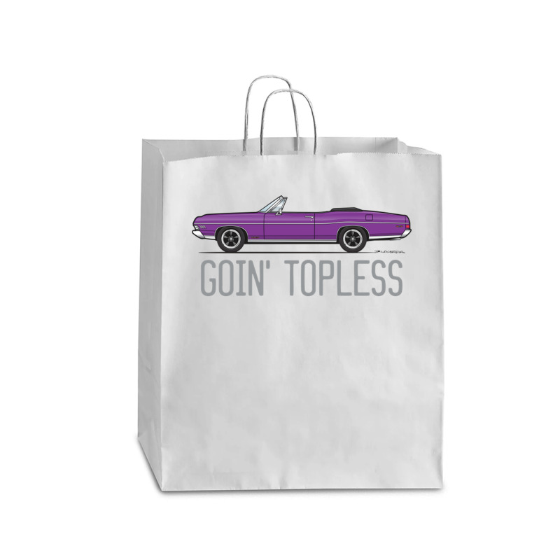 Goin Topless Custom Purple Queen Paper Bag - 16 X 6 X 19 1/4 | Artistshot