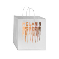 Drippin Melanin For Women Pride  Gifts Black History Month Star Paper Bag - 13 X 7 X 13 | Artistshot