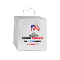 This Is The Government Our Founders Warned Us About Classic  Copy Copy Star Paper Bag - 13 X 7 X 13 | Artistshot