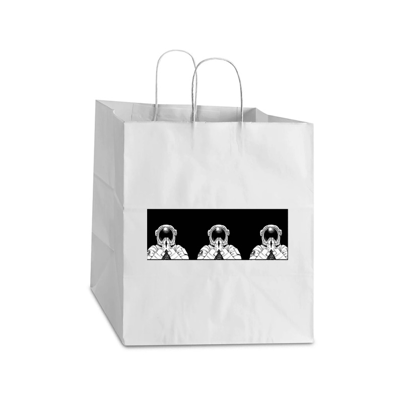 Praying Astronauts Take Out Paper Bag - 14 X 10 X 15 1/2 | Artistshot