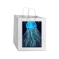 Jellyfish Artwork Sea Take Out Paper Bag - 14 X 10 X 15 1/2 | Artistshot