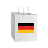 Germany Grunge Flag Take Out Paper Bag - 14 X 10 X 15 1/2 | Artistshot