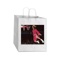 Could Jesus Ball Poster Take Out Paper Bag - 14 X 10 X 15 1/2 | Artistshot