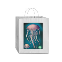 Jellyfish Artwork Beach Traveler Paper Bag -13 X 6 X 15 3/4 | Artistshot