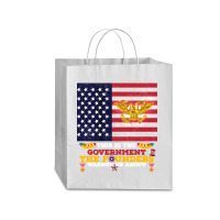 This Is The Government The Founders Warned Us About, Funny Usa Politic Traveler Paper Bag -13 X 6 X 15 3/4 | Artistshot