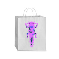 I Love My Pink Axolotl Traveler Paper Bag -13 X 6 X 15 3/4 | Artistshot