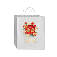 Happy Lunar New Year 2023 Year Of The Rabbit Traveler Paper Bag -13 X 6 X 15 3/4 | Artistshot