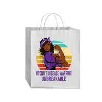 Crohn's Disease Warrior Shirt Unbreakable Traveler Paper Bag -13 X 6 X 15 3/4 | Artistshot