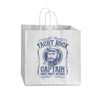 Yacht Rock Captain Pontoon Boat Party Music Boating Vogue Paper Bag - 16 X 6 X 12 | Artistshot