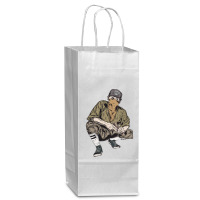 Vintage Gangster Vintage Illustration Wine Paper Bag - 5 1/2 X 3 1/4 X 13 | Artistshot