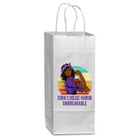 Crohn's Disease Warrior Shirt Unbreakable Wine Paper Bag - 5 1/2 X 3 1/4 X 13 | Artistshot