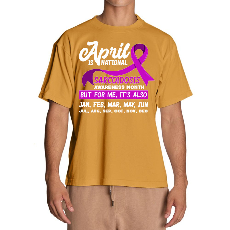 April Is National Sarcoidosis Awareness Month Sarcoidosis Long Sleeve  Urban Heavy T-shirt | Artistshot