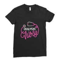 Dialysis Nurse Funny Nephrology Nursing Department Nurse Ladies Fitted T-shirt | Artistshot