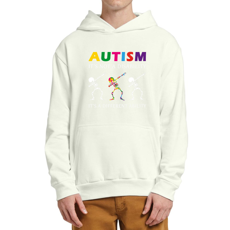 Autism Its Not A Disability Funny Skeleton Urban Pullover Hoodie by JaralJiron | Artistshot