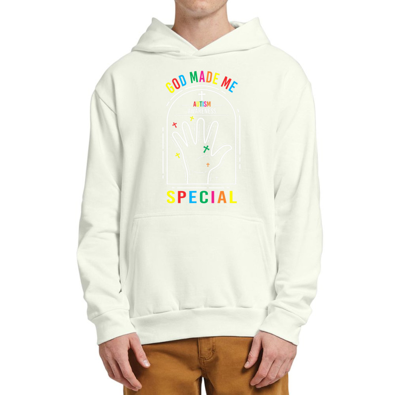 God Made Me Special Christian Autism Awareness Day Urban Pullover Hoodie | Artistshot