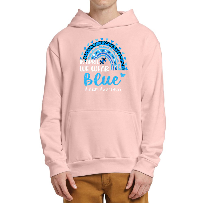 In April We Wear Blue Autism Awareness Urban Pullover Hoodie | Artistshot