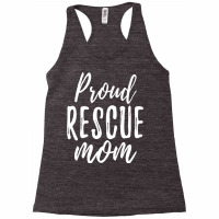 Rescue Mom Animal Lovers Tee Shelter Dog Cat Love Sweatshirt Racerback Tank | Artistshot