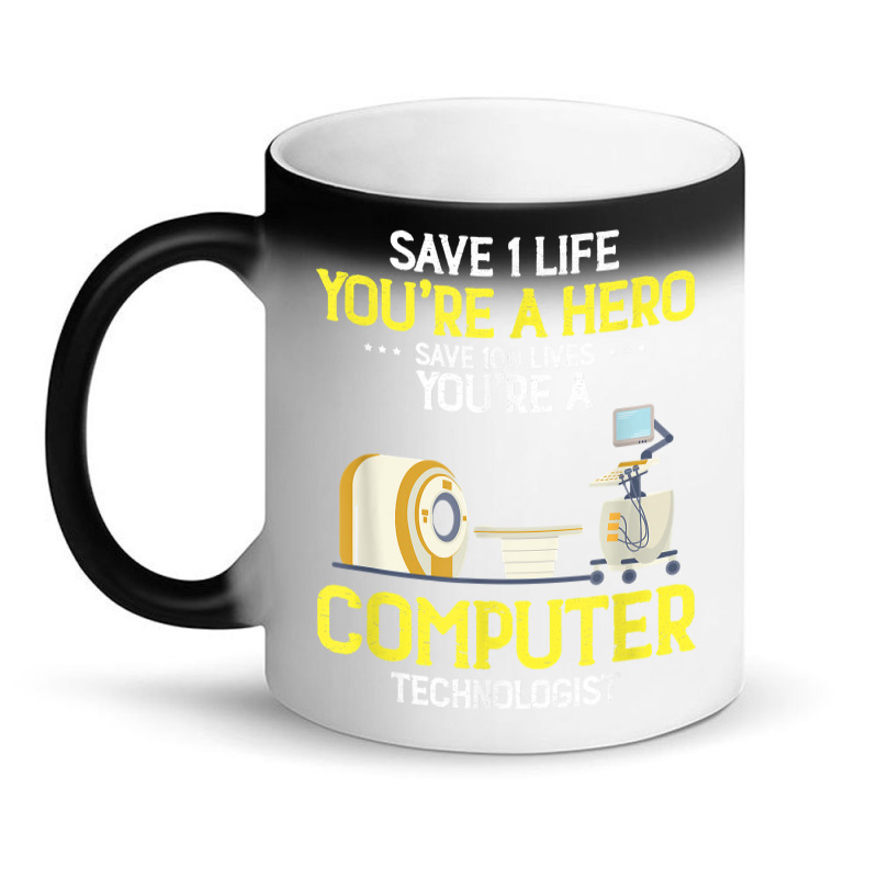 Live Saver Hero Xray Radiologic Computer Technologist Dad T Shirt Magic Mug | Artistshot