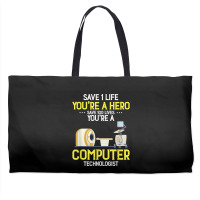 Live Saver Hero Xray Radiologic Computer Technologist Dad T Shirt Weekender Totes | Artistshot