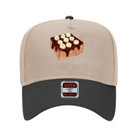 Brick Toast Bread Lover T  Shirt Honey Bread Brick Toast Topped With C Adjustable Baseball Cap | Artistshot