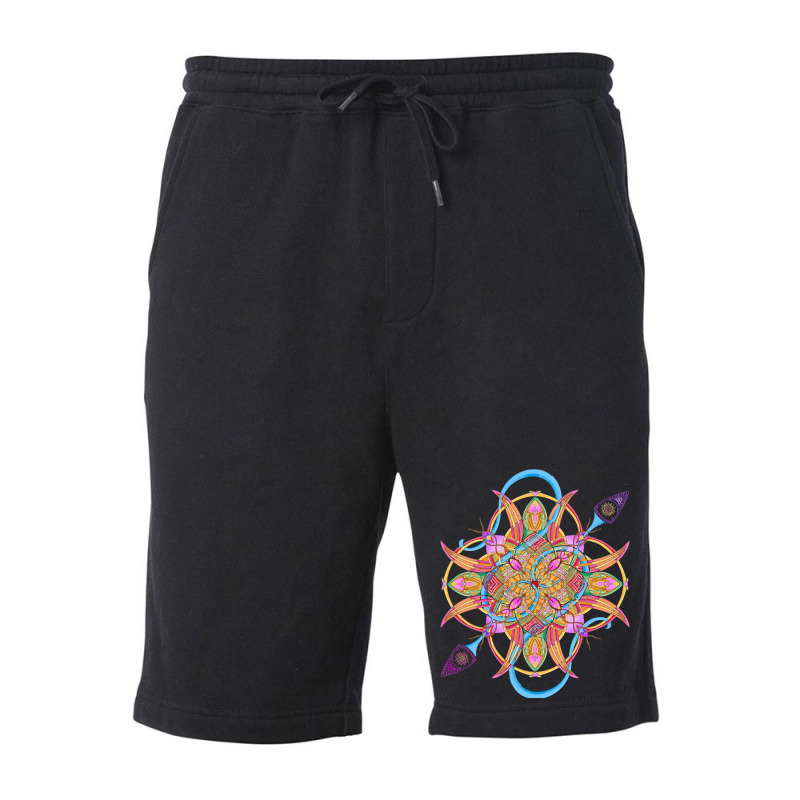 Mandala T  Shirt Tailed Mandala T  Shirt Fleece Short | Artistshot