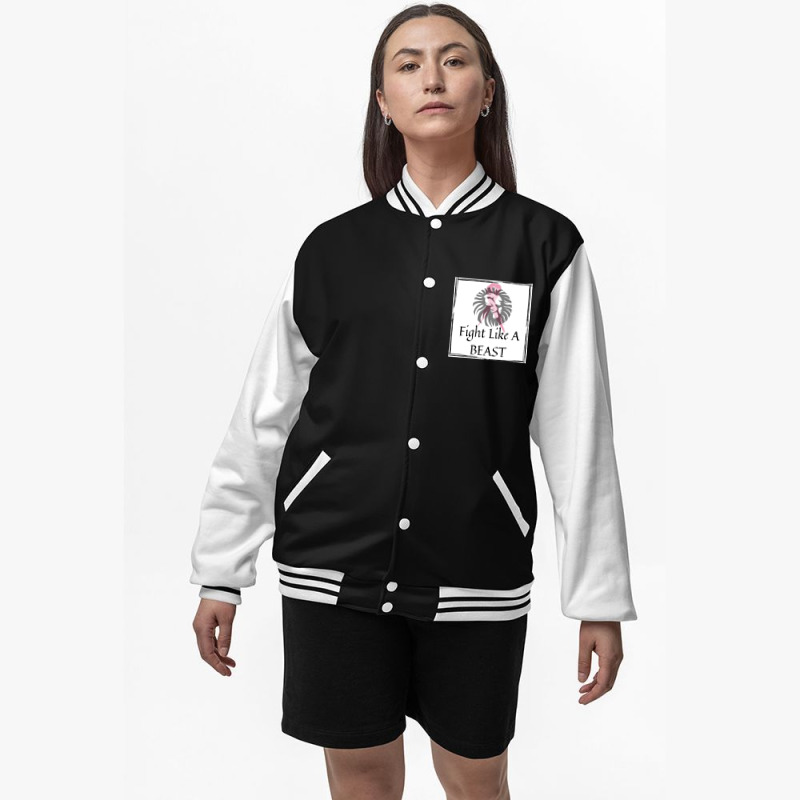 Fight Like A Beast Bomber Jacket | Artistshot