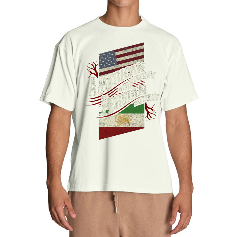 American Grown With Persian Roots T-shirt Urban Heavy T-shirt | Artistshot