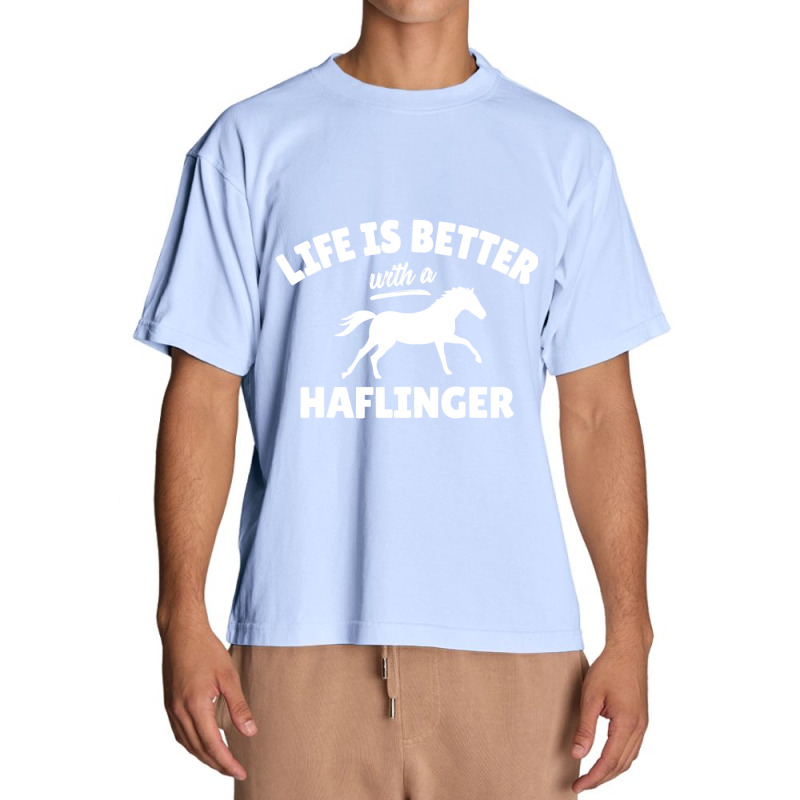 Haflinger Rider T Shirt Equestrian Horse Riding Gift Urban Heavy T-shirt | Artistshot