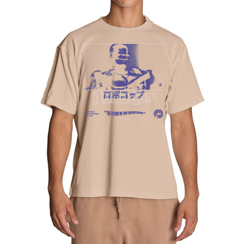 Robocop Part Man Part Machine All Cop Kanji Poster T Shirt Urban Heavy T-shirt | Artistshot