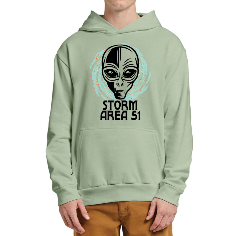 Storm Area 51 Alien For Light Urban Pullover Hoodie | Artistshot