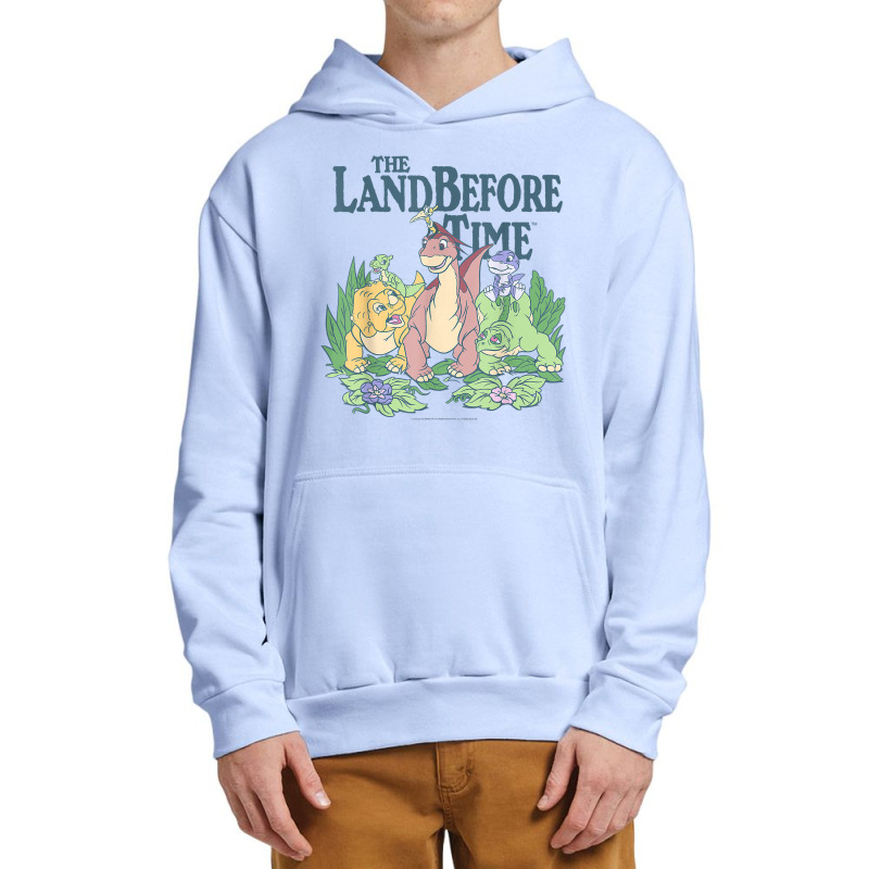 Land Before Time Pastel Dinosaur Friends T Shirt Urban Pullover Hoodie | Artistshot