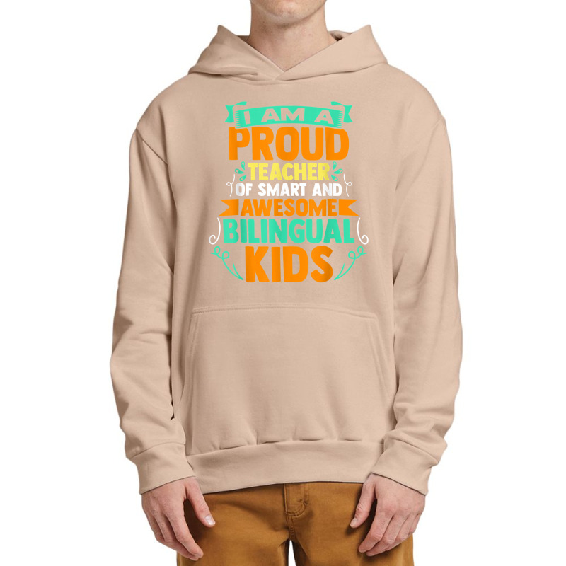 Proud School Teacher Bilingual Kids T Shirt Urban Pullover Hoodie by roussoevjaapg6u | Artistshot