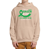 Funny Infectious Awareness Ribbon Green Lyme Disease Warrior Premium Urban Pullover Hoodie | Artistshot