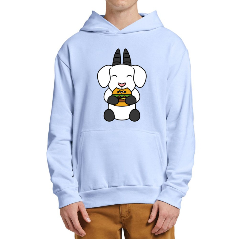 Goat Burger Lover Urban Pullover Hoodie | Artistshot