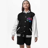 Butterflies T  Shirt Colorful Butterflies T  Shirt Bomber Jacket | Artistshot