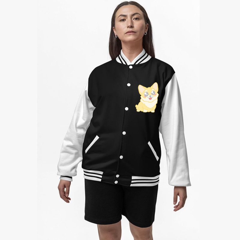 Cute Corgi Dog T  Shirt Cute Corgi Dog Gifts Corgis Owner Clothes Funn Bomber Jacket | Artistshot