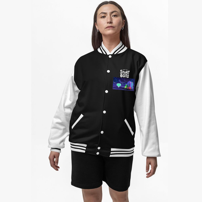 Ask The Storybots Bomber Jacket by bakarjenggotan | Artistshot