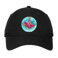 Ice Skate Christmas Adjustable Cap | Artistshot