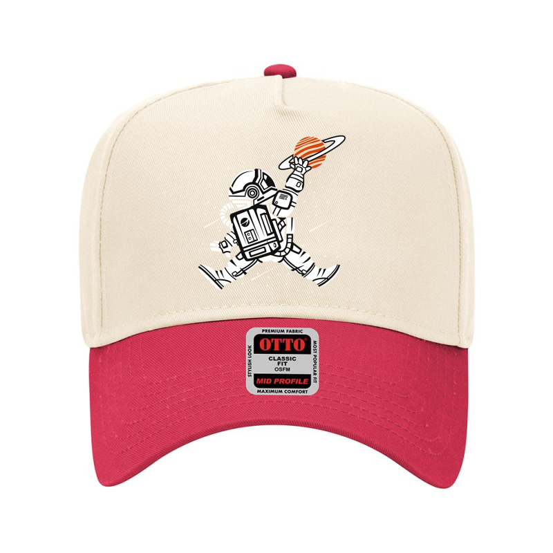 Astronaut In Outer Space Adjustable Baseball Cap | Artistshot