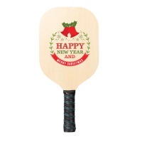 Happy New Year And Merry Christmas - Jingle Bells Pickleball Paddle | Artistshot