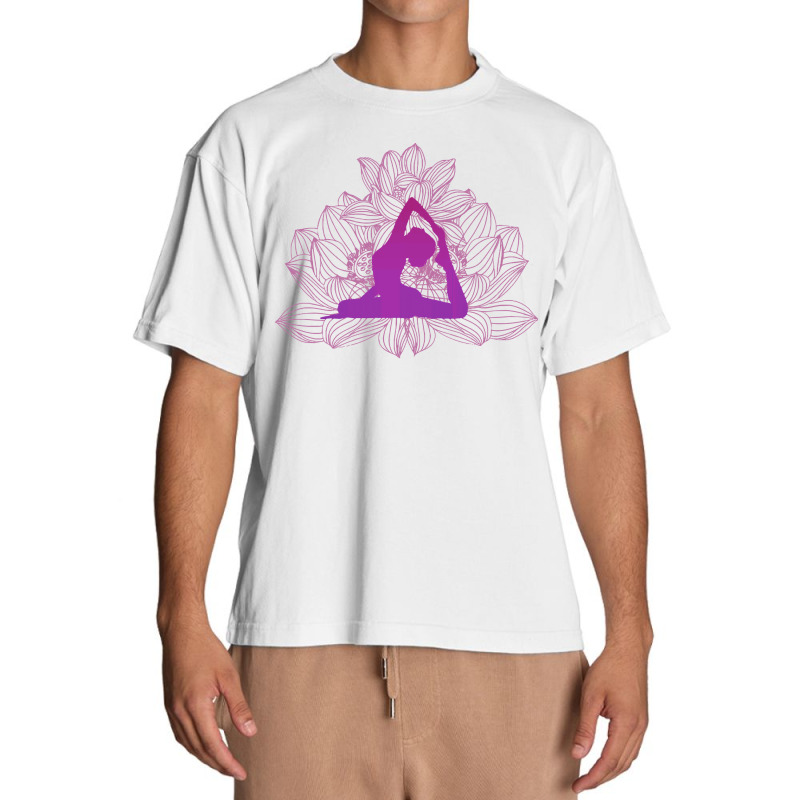 Meditation Yoga T Shirtmeditation And Yoga T Shirt (3) Urban Heavy T-shirt | Artistshot