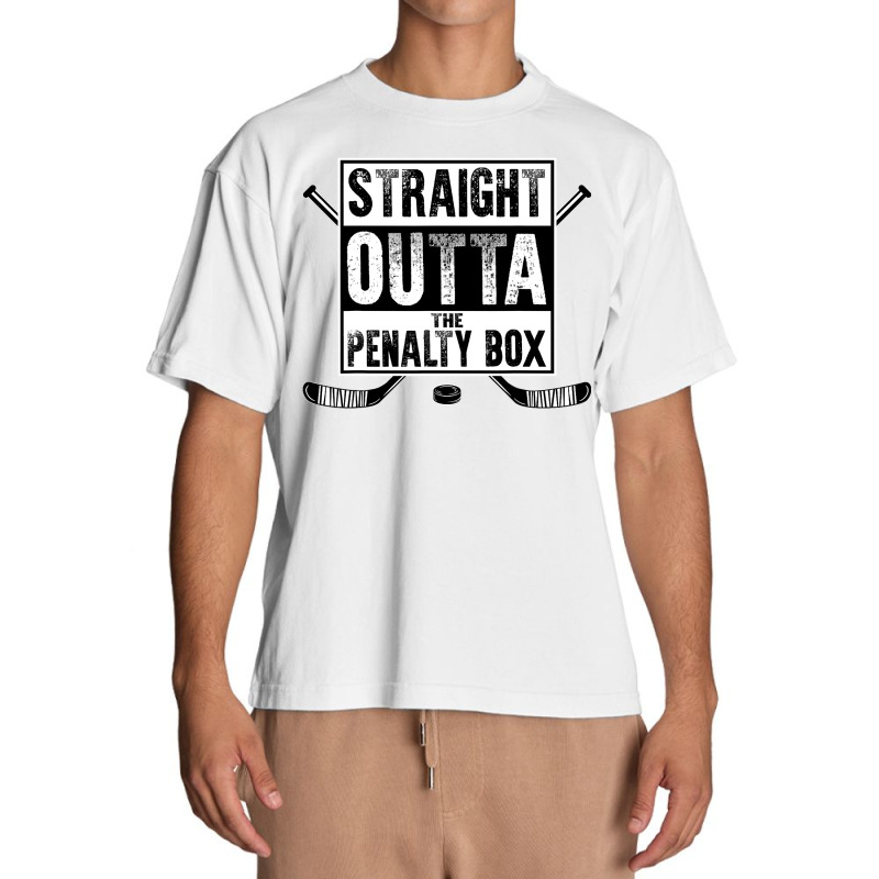 Ice Hockey Player Gift Straight Outta The Penalty Box Shirt Urban Heavy T-shirt by trokeryth | Artistshot