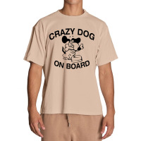 Crazy Dog On Board Urban Heavy T-shirt | Artistshot