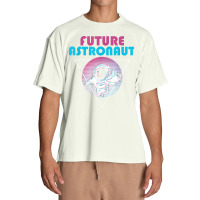 Outer Space Retro 80s Art Vaporwave Science Future Astronaut T Shirt Urban Heavy T-shirt | Artistshot