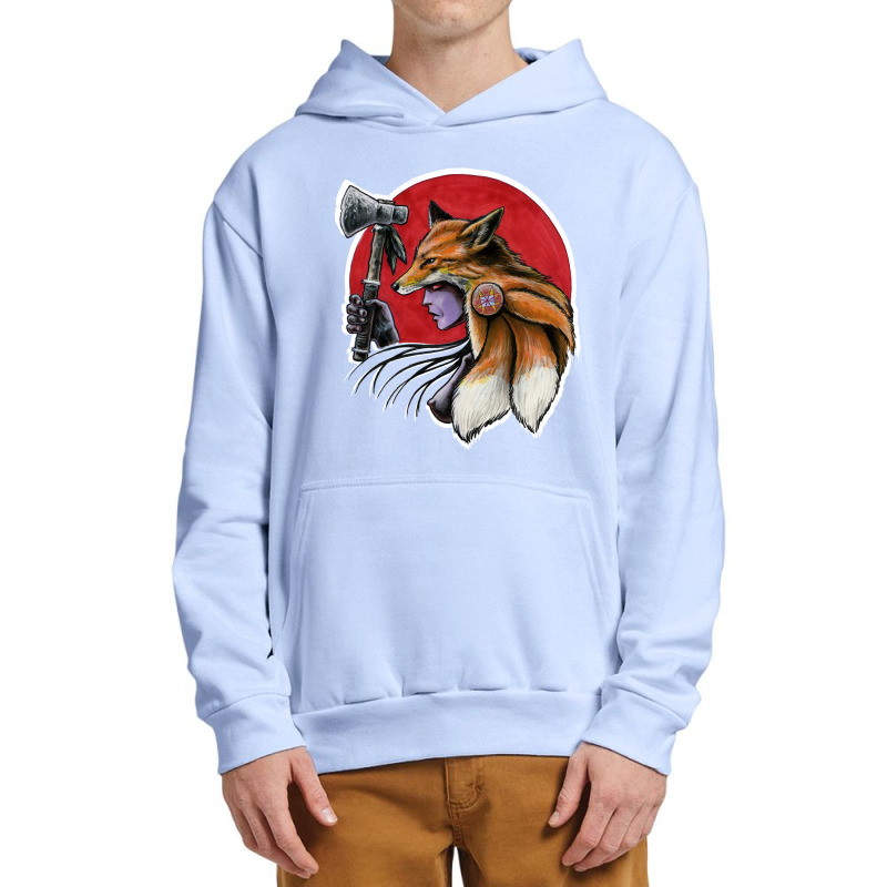 T Shirt Warrior Fox Woman Urban Pullover Hoodie | Artistshot