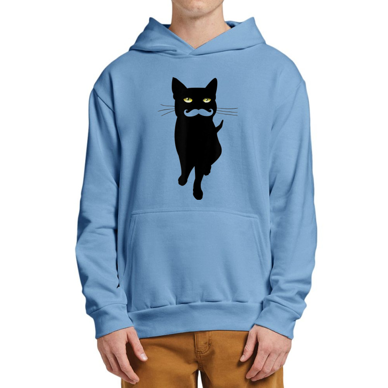 Moustache Cat Urban Pullover Hoodie | Artistshot