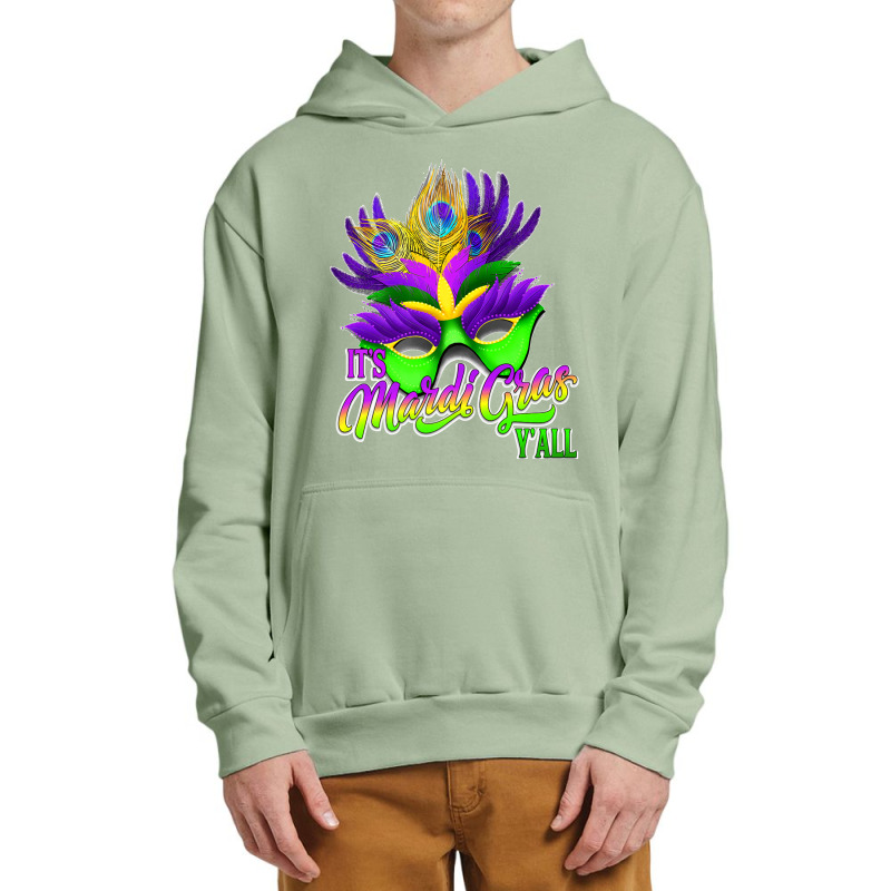 Vintage Mardi Gras Y' All, New Orleans, La , For Men & Women Premium T Urban Pullover Hoodie | Artistshot