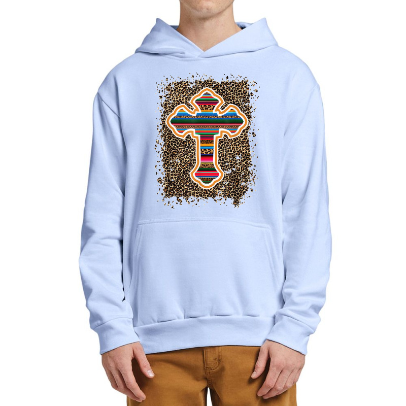 Serape Cross Aztec Geometric Mexican Tribe Blanket Pattern T Shirt Urban Pullover Hoodie | Artistshot