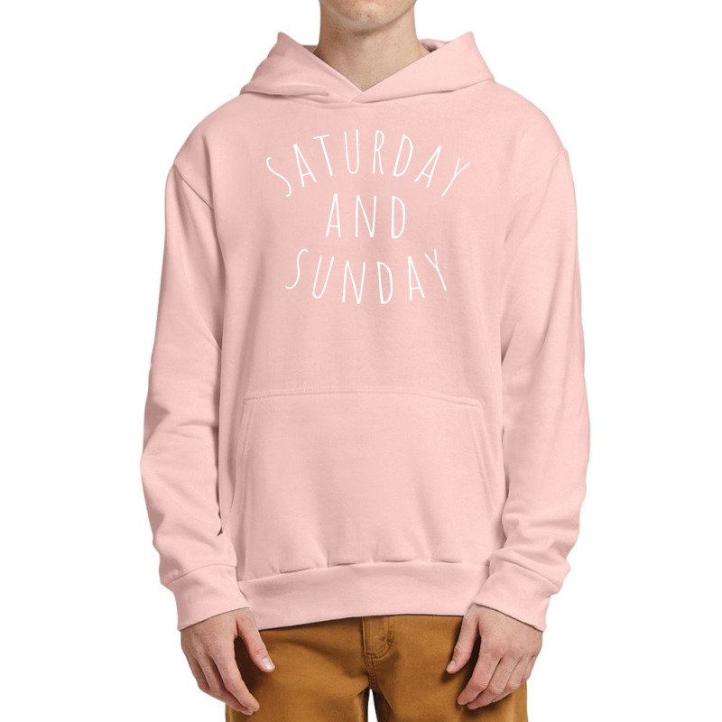 Saturday And Sunday Weekend Crewneck Sweatshirt Urban Pullover Hoodie by adrienskradski | Artistshot