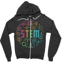 Stem Science Technology Engineering Math Teacher Gift T Shirt Zipper Hoodie | Artistshot